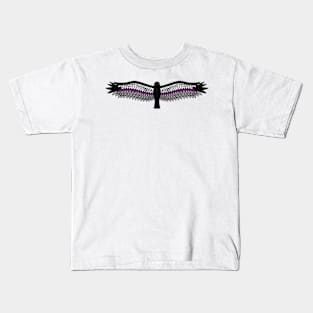 Fly With Pride, Raven Series - Demisexual Kids T-Shirt